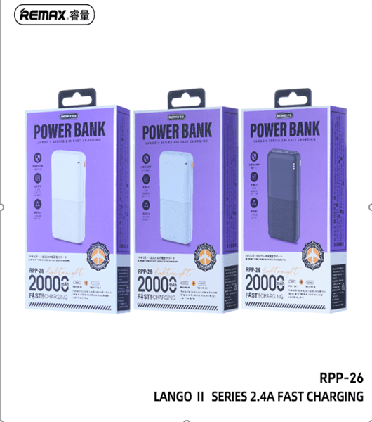 Pin dự phòng 20000 Remax RPP-26